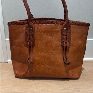 Brown Leather Tote Bag